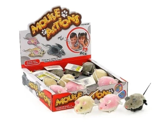 Mysz nakręcana kolorowa (12szt) - ADAR