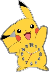 Zegar ścienny  3D Pikachu Pokemon metalowy POK3170 - Kids Euroswan