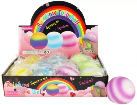 Piłka Wyciskana 7cm Mc Disp 12/144/288