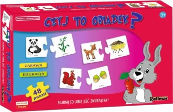 Puzzle edukacyjne Czyj to obiadek? - Sellmar