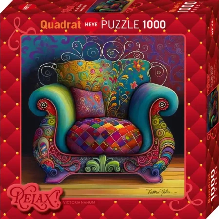 Puzzle 1000 elementów. Relax! Fotel wypoczynkowy. Victoria Nahum