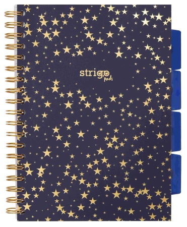 Kołozeszyt Pads B5/100K kratka Gwiazdy - Strigo