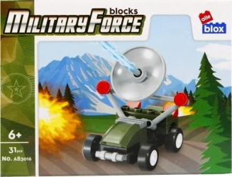 Klocki konstrukcyjne Alleblox Milit 31el 10x7x4 Pud1