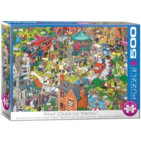 Puzzle 500 What could go wrong? by Martin 6500-5460 - Eurographics