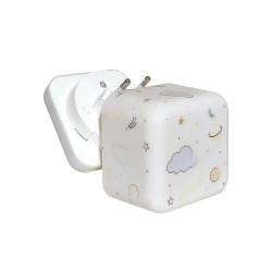 Przenośna lampka nocna Cube B™ – świecąca kostka - Kosmos