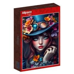 1000 puzzle Kobieta w kapeluszu - Alipson