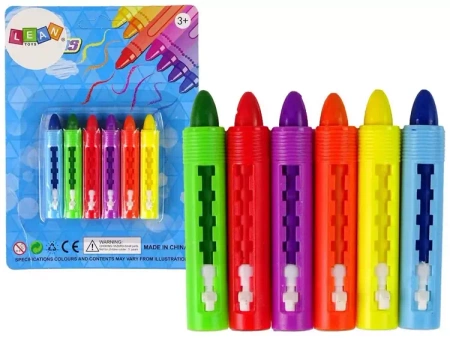 Kredki pastelowe 6szt - Leantoys