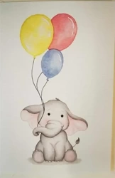 Karnet B6 + koperta 6138 Słoniątko - Tassotti