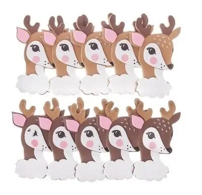 Naklejki 3D z piankami bambi 10szt - Dalprint