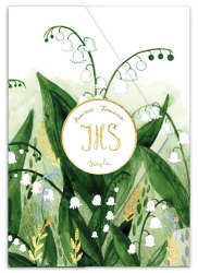 Karnet koperta A5 Komunia. Konwalie... - Henry