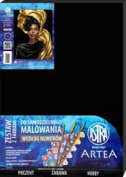 Malowanie po numerach 40x50cm - Złota elegancja - ASTRA papiernicze