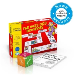 Gra językowa Angielski The Busy day dominoes New - ELI