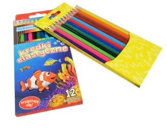 Kredki elastyczne 12 kolorów - Schemat