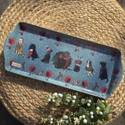 Taca średnia Świąteczne psy Święta - Alex Clark