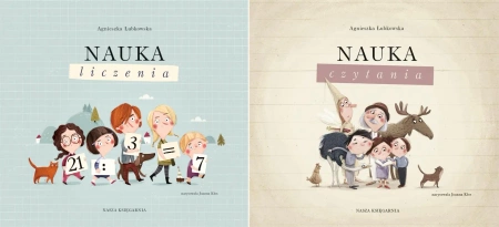Nauka czytania liczenia PAKIET Łubkowska - Agnieszka Łubkowska, Joanna Kłos