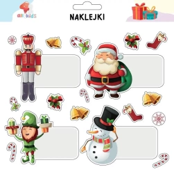 Naklejki na prezenty Boże Narodzenie 6 - All4Kids