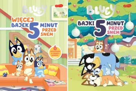 Pakiet Bluey Bajki 5 minut przed snem + Więcej bajek 5 minut przed snem - praca zbiorowa
