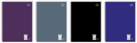 Kołozeszyt A6/80K kratka 70g UV One Color (10szt) - INTERDRUK