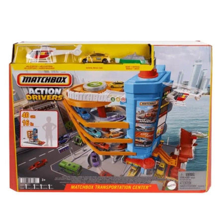 Zestaw z parkingiem i pojazdami Action Drivers - Mattel
