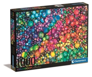 Puzzle 1000 Color Boom Marbles - Clementoni