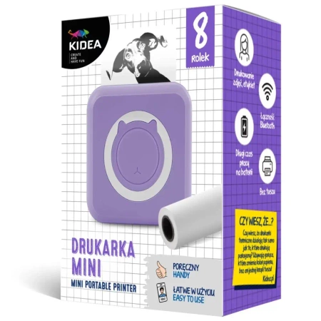 Mini drukarka termiczna KIDEA - DERFORM