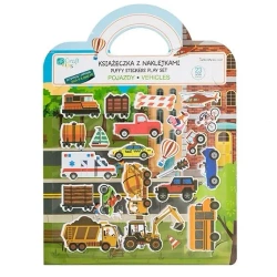 Książeczka z naklejkami - Pojazdy - Dalprint dpCraft