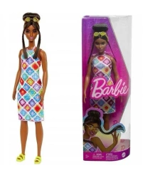 Barbie Fashionistas. Lalka w sukience HJT07 - Mattel