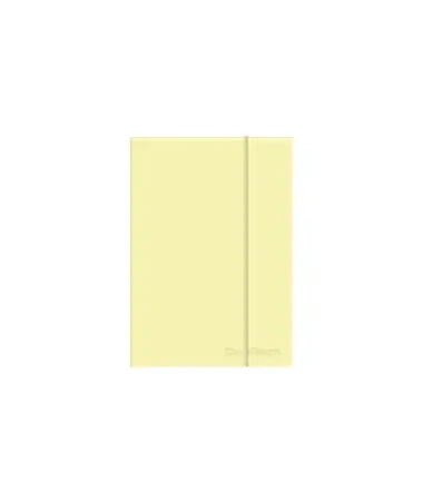 Brulion A5 80k linia z gumką Coolpack pastel powder yellow - PATIO