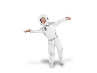 Strój astronauta biały rozm. 116-128cm - PartyDeco