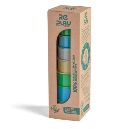 RePlay kubeczki piramidka edukacyjna 8el - WADER