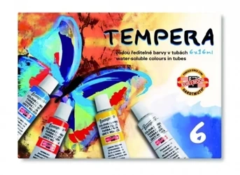 Farby Tempera 6 kolorów - Koh-I-Noor