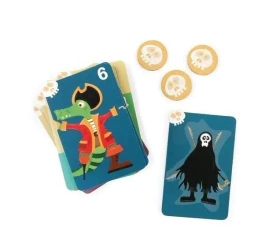 Gra logiczna 4w1 - Karty Wyprawa Pirata - Scratch