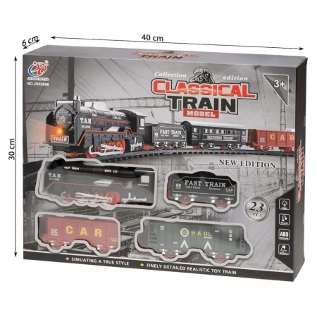 Lokomotywa z torami na baterie - Anek