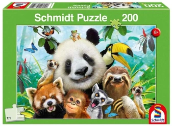 Puzzle 200 Wesołe zwierzaki G3 - Schmidt