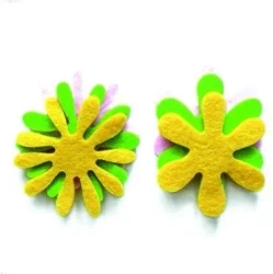 Stokrotki z filcu 6szt - Dekor-Art-Serwis