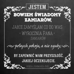 Podstawka korkowa - Jestem Bowiem tablica - Szaron