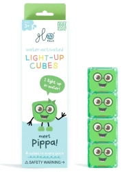 Kostki sensoryczne świecące w wodzie Pippa zielony - Glo Pals (Vibe LLC)
