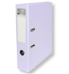 Segregator A4 z okuciem 7,5cm fioletowy pastelowy - Penword