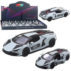 Samochód wyścigowy metalowy z napędem 1:23 - Leantoys