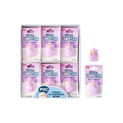 Temperówka i gumka do ścierania Jednorożec - Squishy