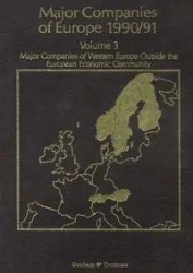 Major Companies of Europe 1990/91 Volume 3 - Whiteside R. M.