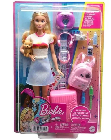 Barbie Lalka podróżniczka - Mattel