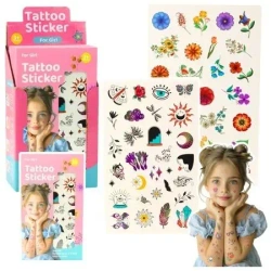 Tatuaże zmywalne dla dzieci 60wzorów - Leantoys