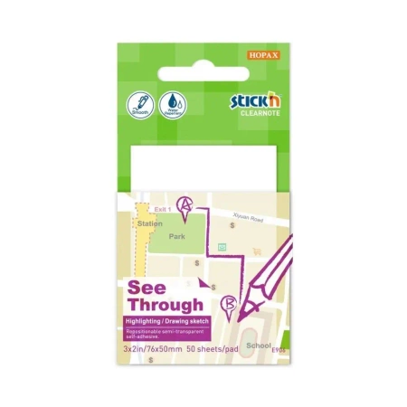 Notes samoprzylepny 51x76mm 50 kart. - Stickn