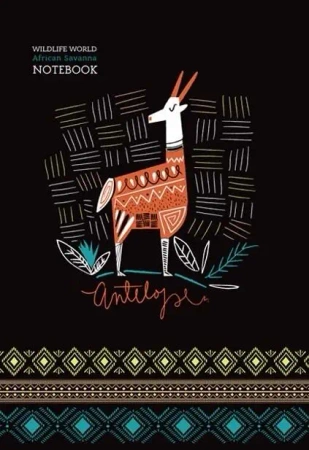 Notatnik ozdobny 143x210/64K kratka Antylopa - Fresh