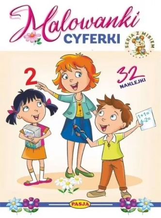 Malowanki cyferki. Seria z misiem - praca zbiorowa