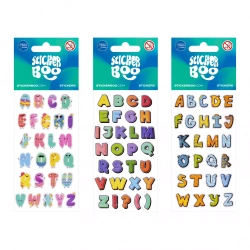 Naklejki Sticker BOO Literki mix