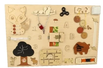 Tablica manipulacyjna duża Las - 3toysm