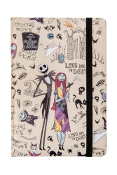 Notes A5 z gumką 80k. linia Disney Burton's Nightmare wzór 1 - PATIO