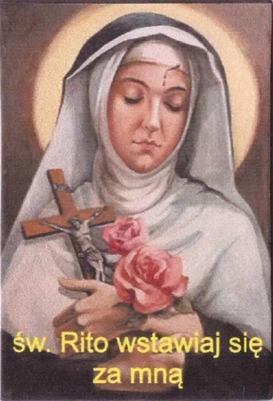 Magnes na lodówkę - Św. Rita - Petrus